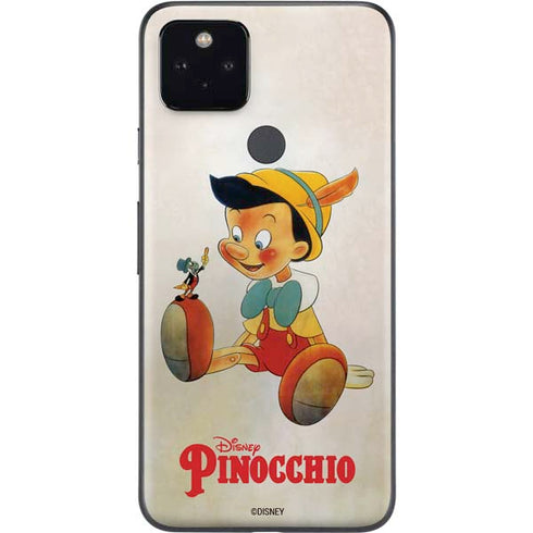 Disney Pinocchio Vintage Portrait Google Pixel 5a Skin